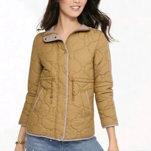 WHITE STUFF Emelia Showerproof Zip Jacket Quilted Coat